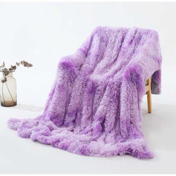 Tie Dyed Winter Double Layer Blanket - Image 10