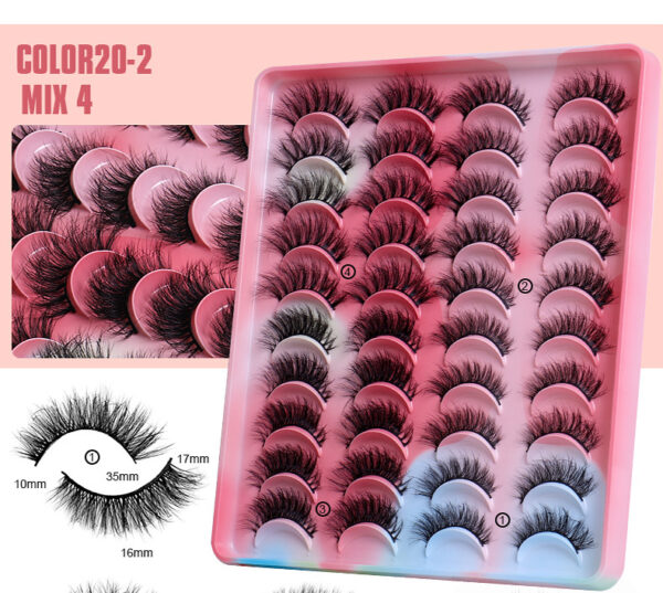 Multi-layer Three-dimensional Artificial Mink Hair Eyelashes Handmade - Image 5