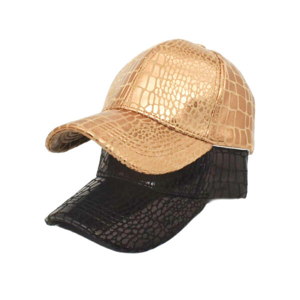 Imitation Crocodile Leather Baseball Cap European And American Fashion & Trend Men And Women - Image 2