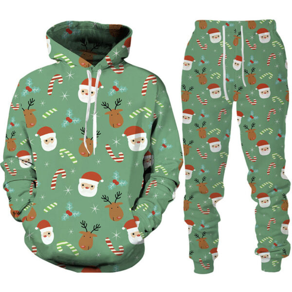 Christmas Series Hooded Sweatshirt And Sweatpants - Image 4