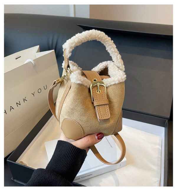 Crossbody Bags Women Shoulder Bag Casual Retro Plush Bag Versatile Plush Designer Bags Purse And Handbags Female Bags - Image 10