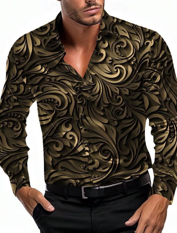 Cool Fashion Vintage Printed Shirt Hawaiian Shirt Men's Summer Shirt - Image 7