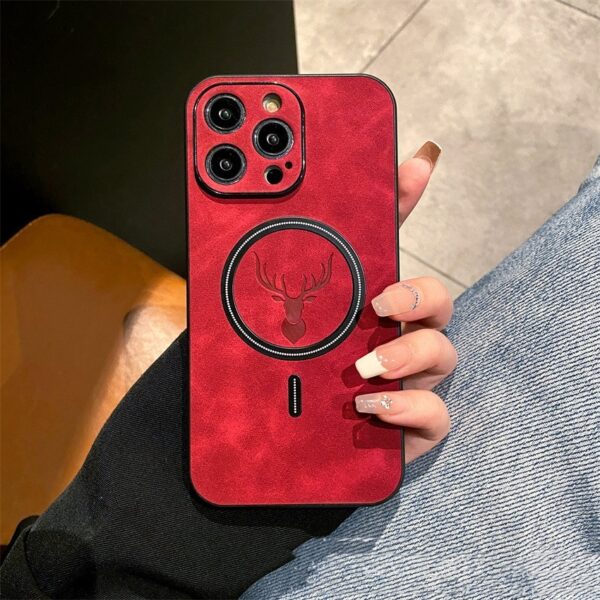 Elk Magnetic Suction Phone Case Cartoon Phone Case - Image 10