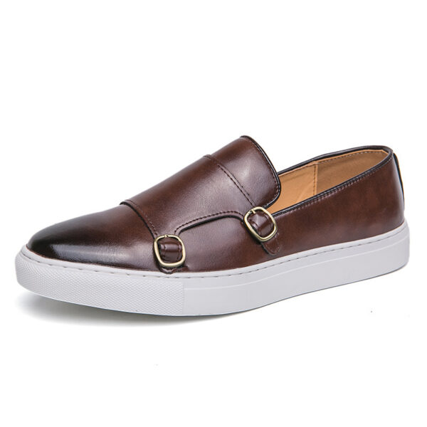 Fashion Loafers Men's Business Casual Slip-on Flats Shoes - Image 2