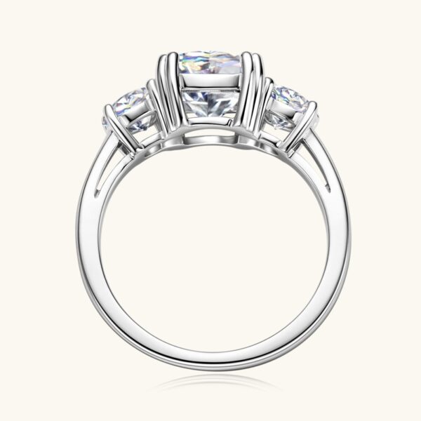 Moissanite Ring Women's S925 Sterling Silver - Image 4