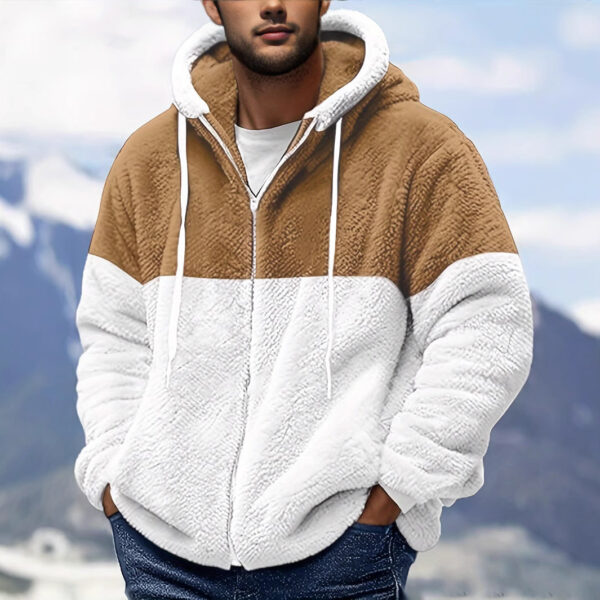 Men's Double-sided Fleece Thermal Jacket - Image 6