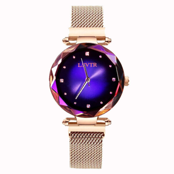 Women's Starry Quartz Lazy Magnet Strap Iron-absorbing Watch - Image 4