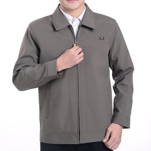 Middle-aged Men's Casual Jacket Autumn Outerwear Top - Image 8