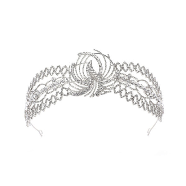 Rhinestone Crown Luxury Clothing Bridal Headdress Baroque Headband Hair Accessories - Image 4