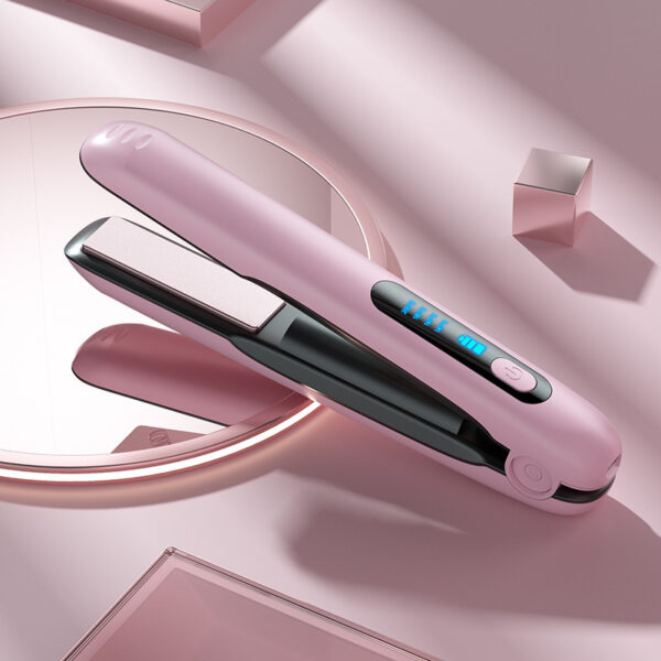 Wireless Hair Straightener Flat Iron Mini 2 IN 1 Roller USB 5000mAh Max 200 Degree Portable Cordless Curler 4 Levels Dry And Wet Uses - Image 4