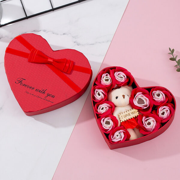 Heart-shaped Rose Red Gift Box New Year Christmas Gift Box Valentine's Day Christmas Gift Mother's Day Birthday Gift - Image 7