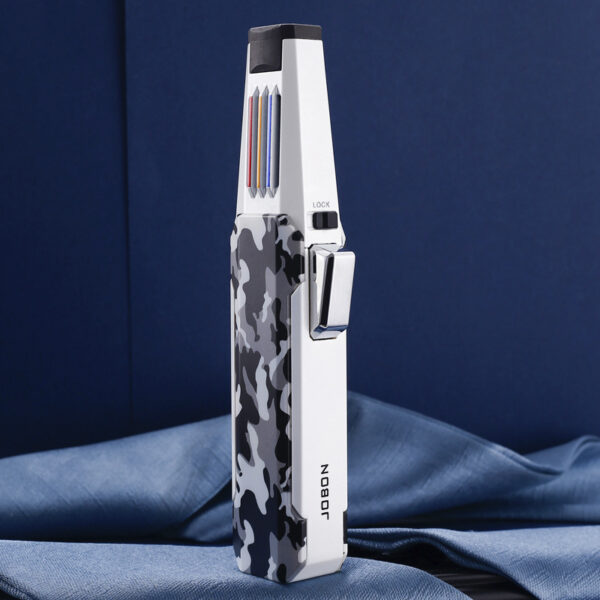 Personality Creative Windproof Straight Flush Pen Gas Lighter - Image 4