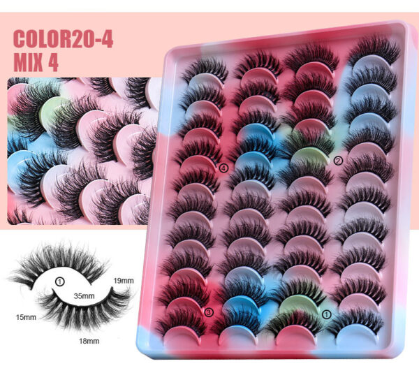 Multi-layer Three-dimensional Artificial Mink Hair Eyelashes Handmade - Image 10