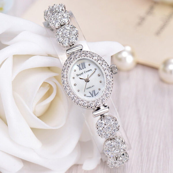 Watch Bracelet Quartz Full Star Diamond Women's Watch - Image 4