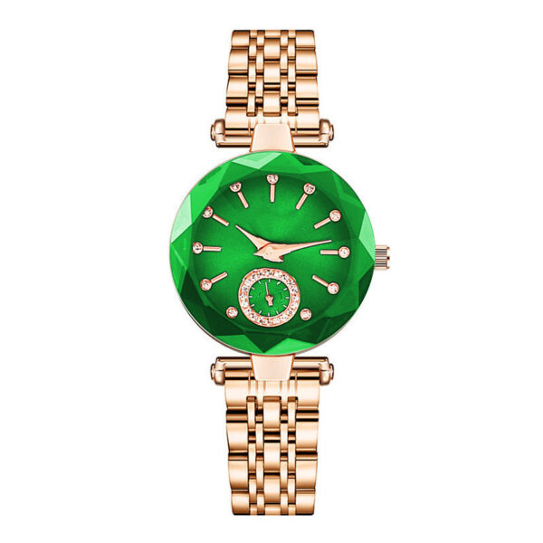 Women's Fashion Simple Cut Quartz Watch Steel Band - Image 5