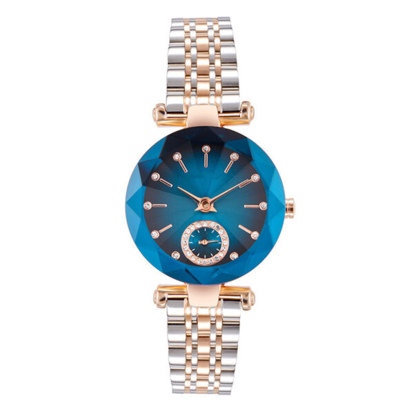 Women's Fashion Cut Two Hands Waterproof Quartz Watch - Image 5