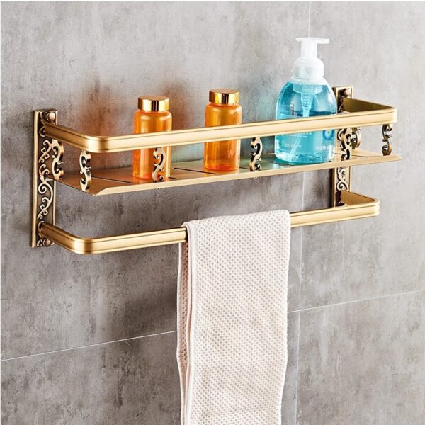 European style bathroom shelf double bathroom - Image 6