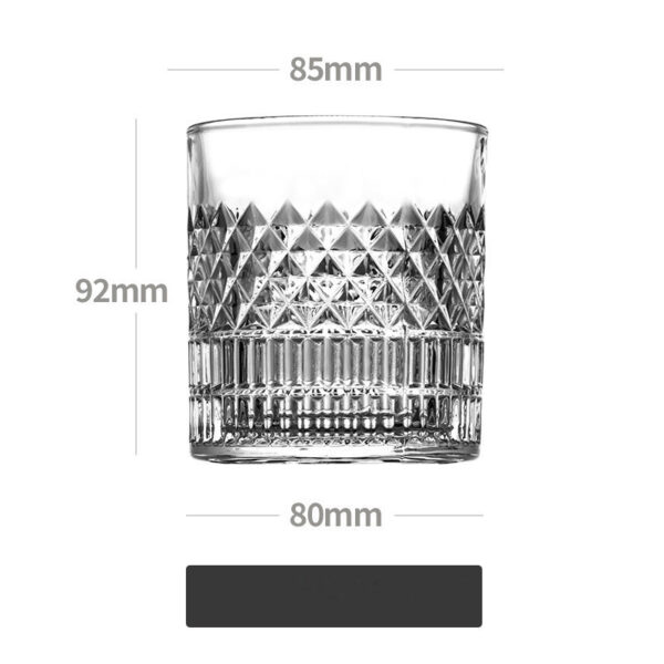 Glass Creative Relief Cup Transparent Household Tea Cup - Image 3