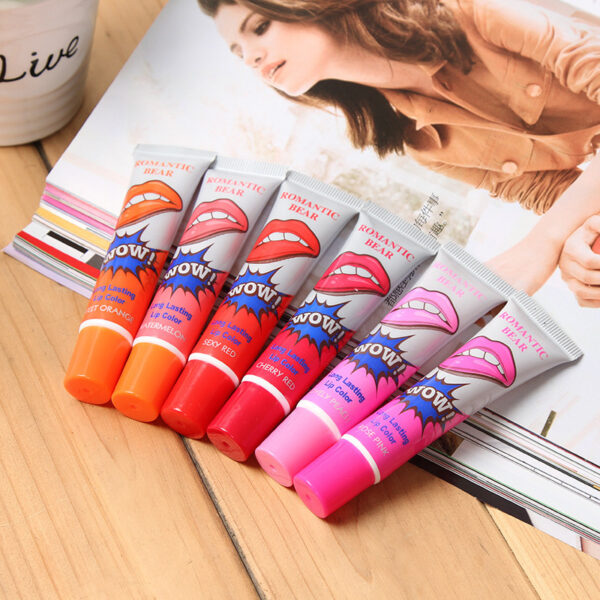 Amazing 6 Colors Peel Off Liquid Lipstick Waterproof Long Lasting Lip Gloss Mask Moisturizer Makeup Tear Pull Lip Lint Cosmetic - Image 10