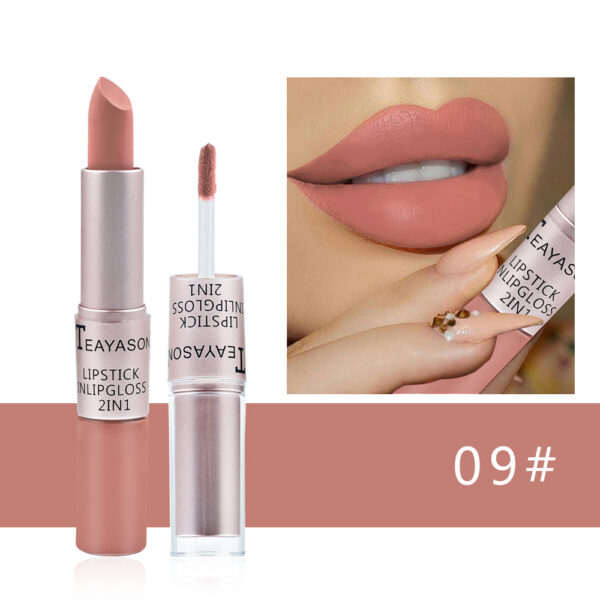 Double-ended Non-stick Cup Matte Matte Lip Gloss - Image 6