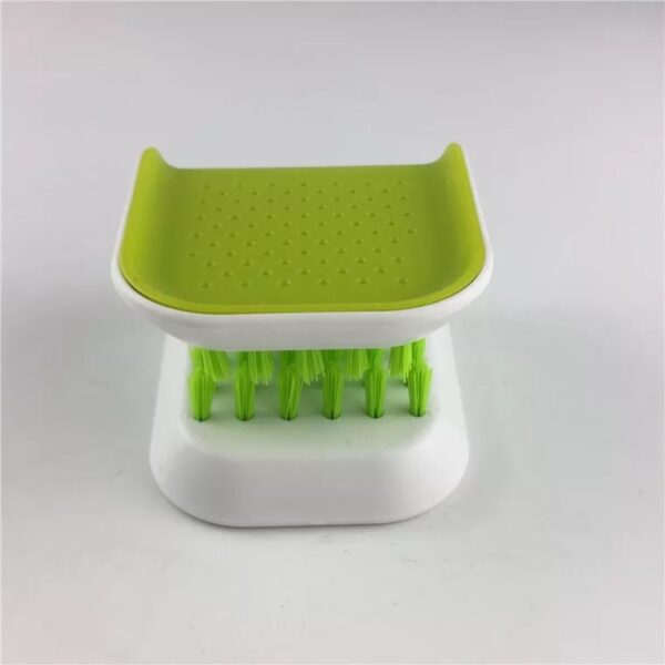 U-Shaped Knife And Cutlery Cleaner Brush Home Kitchen Cleaning Brushes Bristle Scrub Kitchen Washing - Image 4