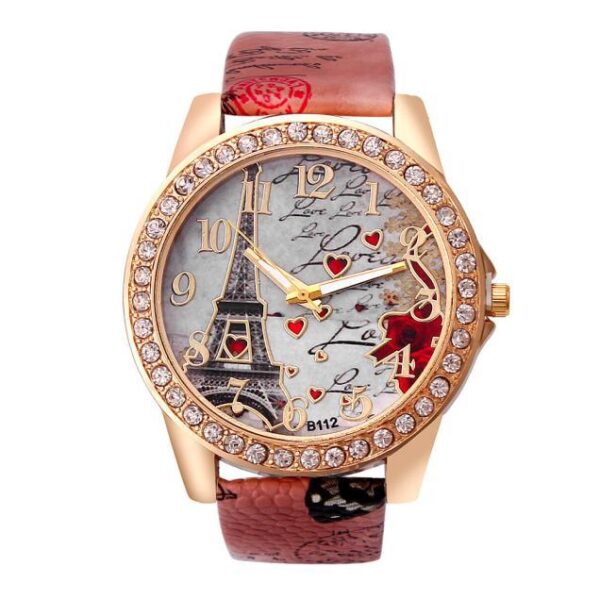 New Vintage Paris Eiffel Tower Women's Quartz Watch Women Girls Ladies Students Casual Wristwatch Relojes - Image 6