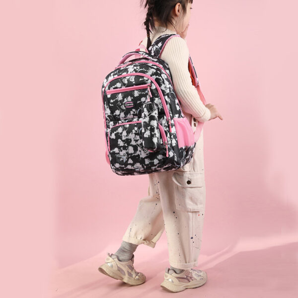 New Letter Print Backpack With Pencil Case Fsahion Sweet Primary School Students Schoolbag For Girls Boys - Image 10