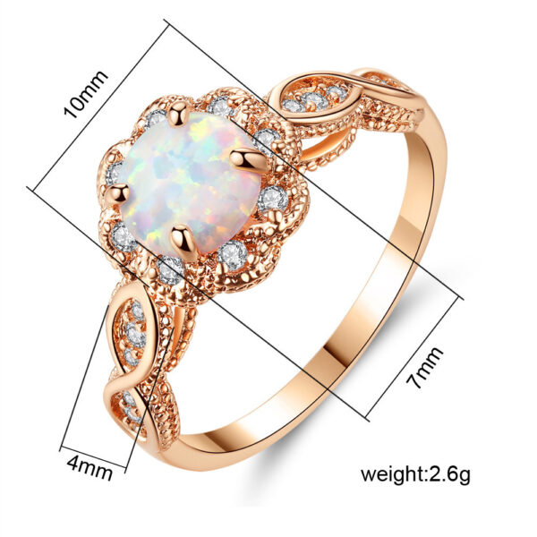 European And American Women's Fashion Resin Hollow Ring - Image 5