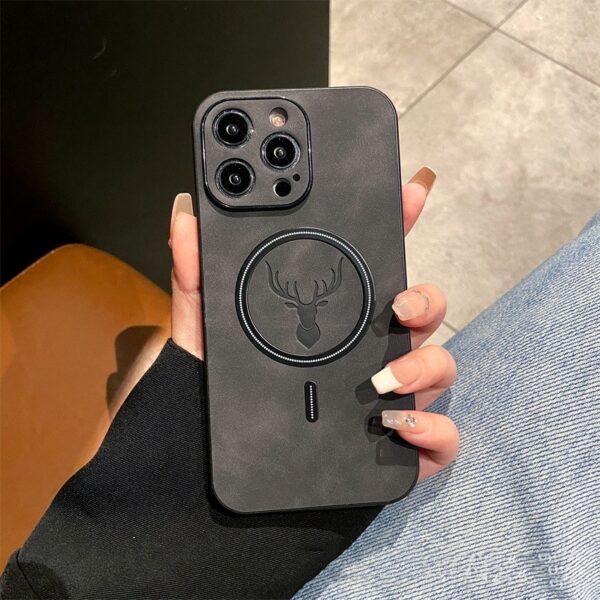 Elk Magnetic Suction Phone Case Cartoon Phone Case - Image 5