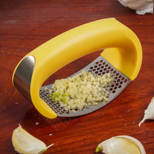 Stainless Steel Garlic Masher Garlic Press Household Manual Curve Fruit Vegetable Tools Kitchen Gadgets - Image 7