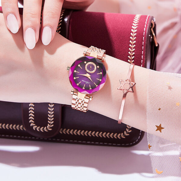 Women's Fashion Simple Cut Quartz Watch - Image 2