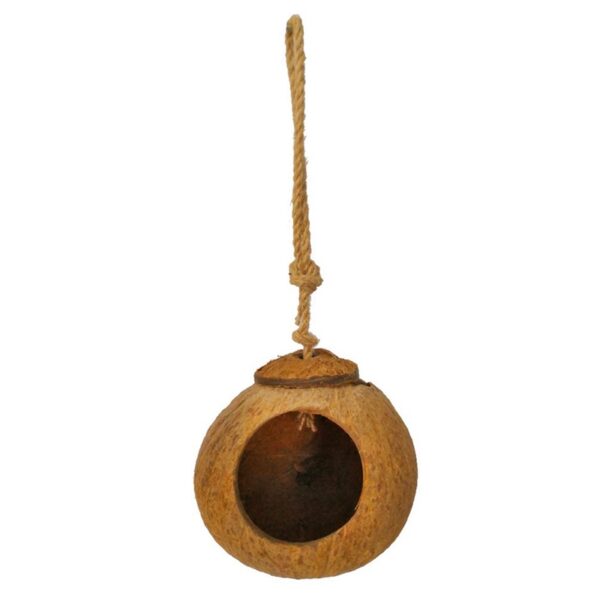 Natural coconut shell bird nest - Image 2