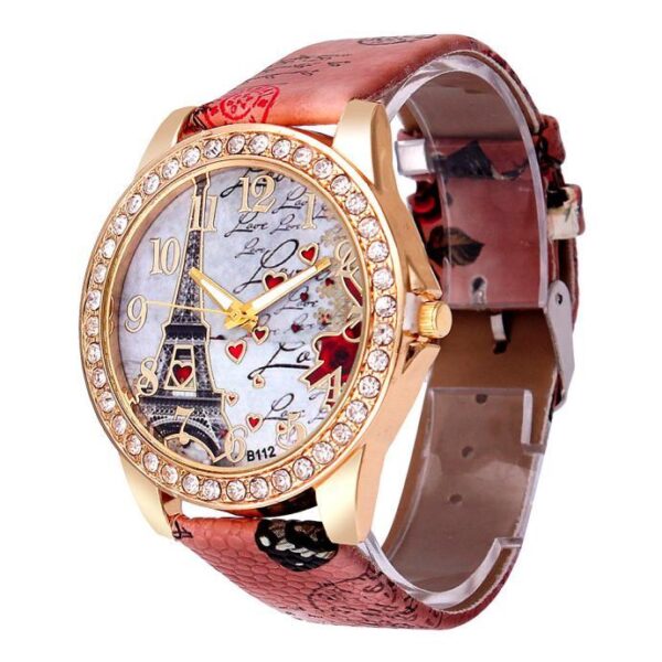 New Vintage Paris Eiffel Tower Women's Quartz Watch Women Girls Ladies Students Casual Wristwatch Relojes - Image 5