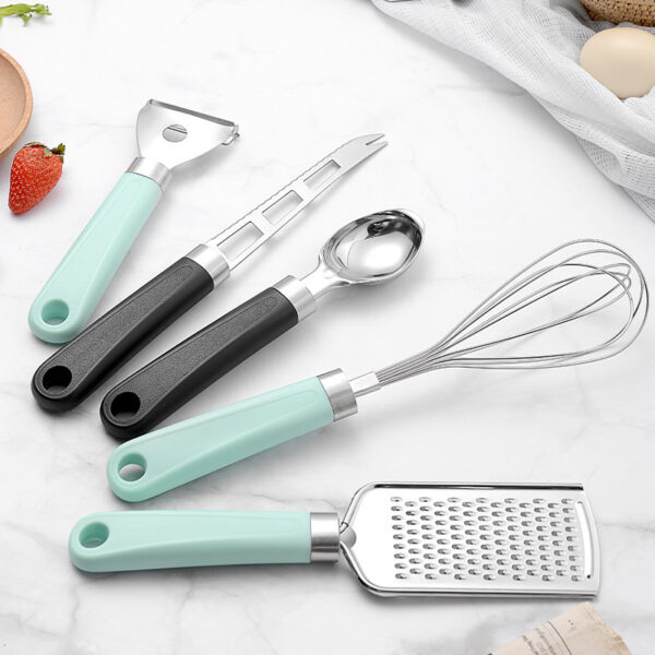 New Creative Concave-Convex Plastic Handle Kitchen Gadget Set - Image 3