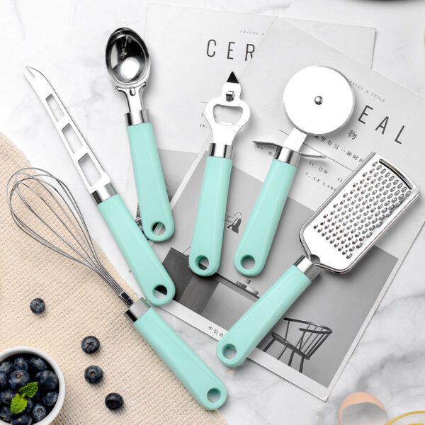 New Creative Concave-Convex Plastic Handle Kitchen Gadget Set - Image 5