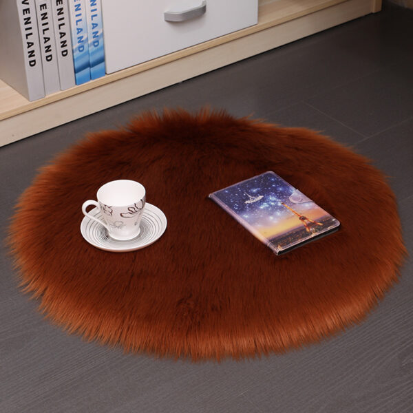 Hair Plush Carpet Floor Mats Household Floor Mats  Wool Round Bedroom Carpets - Image 8