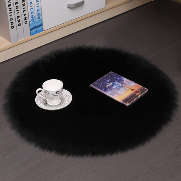 Hair Plush Carpet Floor Mats Household Floor Mats  Wool Round Bedroom Carpets - Image 9