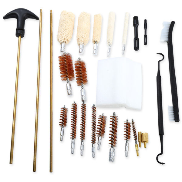 24pcs Gun Cleaning Kit Universal Gun Brush Tool for Pistol Hunting Rifle Shotgun Firearm Cleaner Hunting Accessories - Image 2