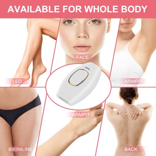 Freezing Point Laser Hair Removal Apparatus Handheld Facial Whole Body Beauty Apparatus Female ipl Photon Laser Hair Removal Apparatus - Image 4