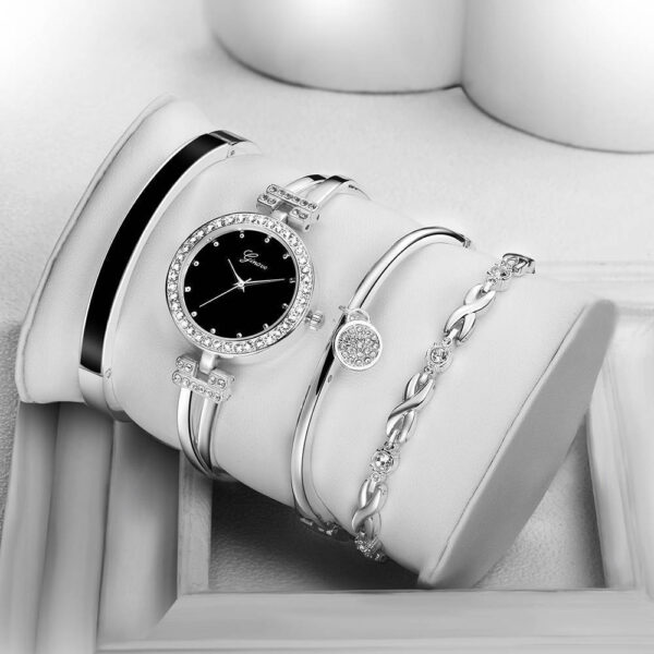 Ladies Fashion Quartz Watch Four-piece suit - Image 2