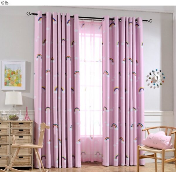 Rainbow Children Boys And Girls Bedroom Den Blackout Curtain Cloth - Image 6