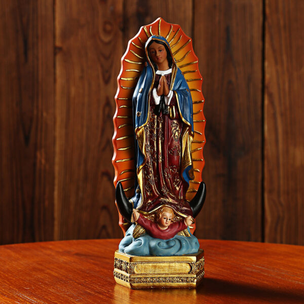 Beautiful Our Lady Of Guadalupe Virgin Mary Statue