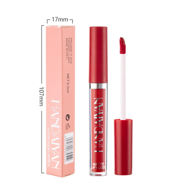 Matte Non-stick Cup Lip Gloss, Non-fading Matte Liquid Lipstick - Image 9