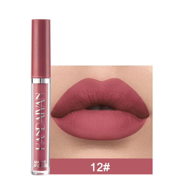 Matte Non-stick Cup Lip Gloss, Non-fading Matte Liquid Lipstick - Image 6