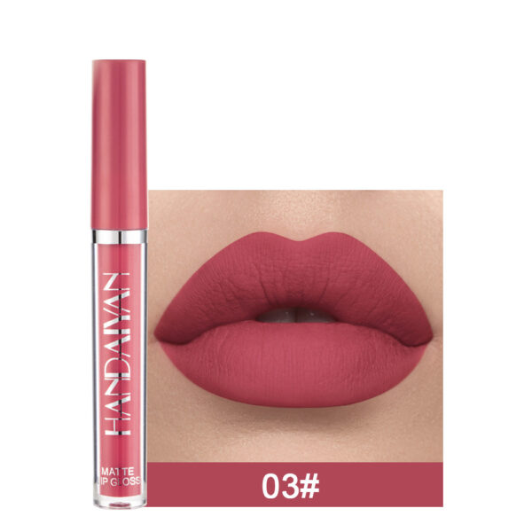 Matte Non-stick Cup Lip Gloss, Non-fading Matte Liquid Lipstick - Image 8