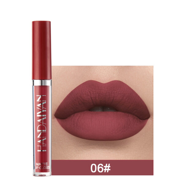 Matte Non-stick Cup Lip Gloss, Non-fading Matte Liquid Lipstick - Image 5