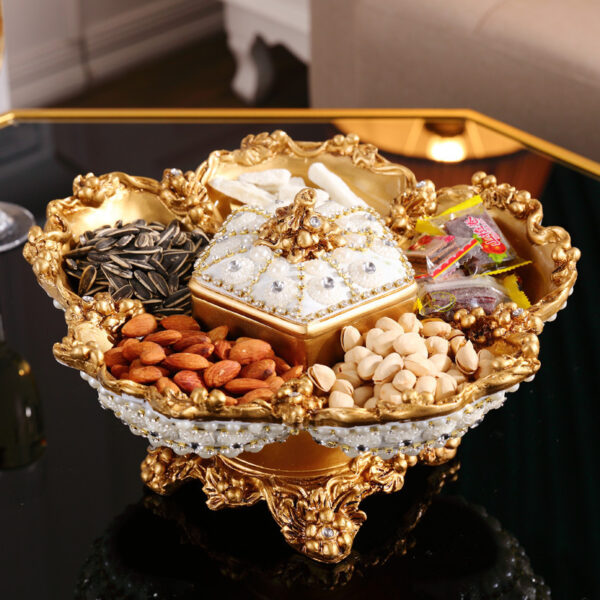 European-style High-end Fruit Compote Set Multi-layer Household Dried Fruit Plate - Image 6