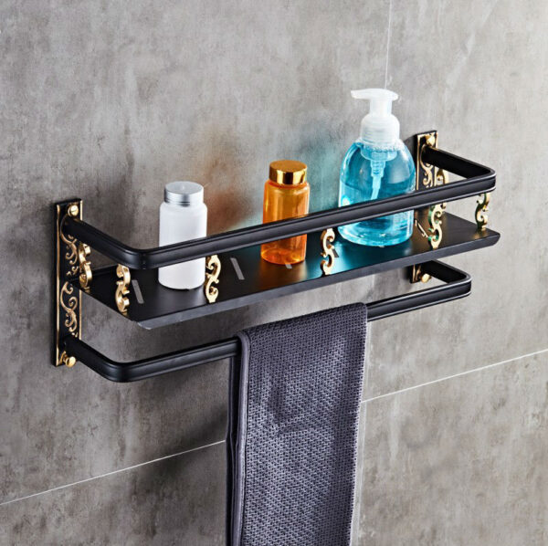 European style bathroom shelf double bathroom - Image 5