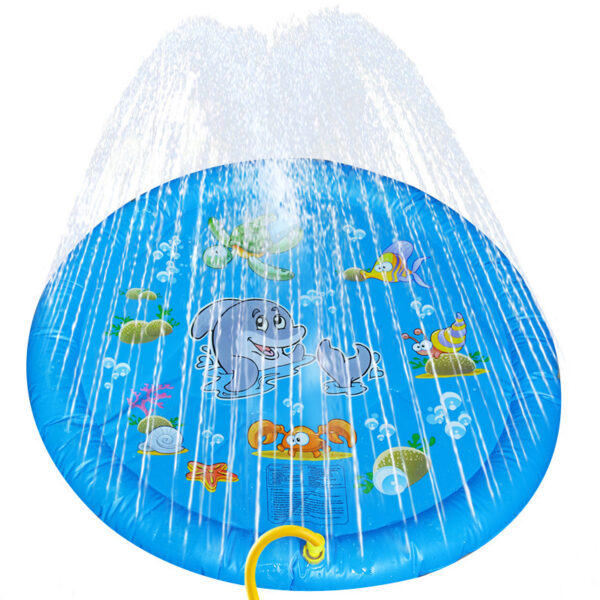 Non-Slip Splash Pad For Kids And Pet Dog Pool Summer Outdoor Water Toys Fun Backyard Fountain Play Mat - Image 5