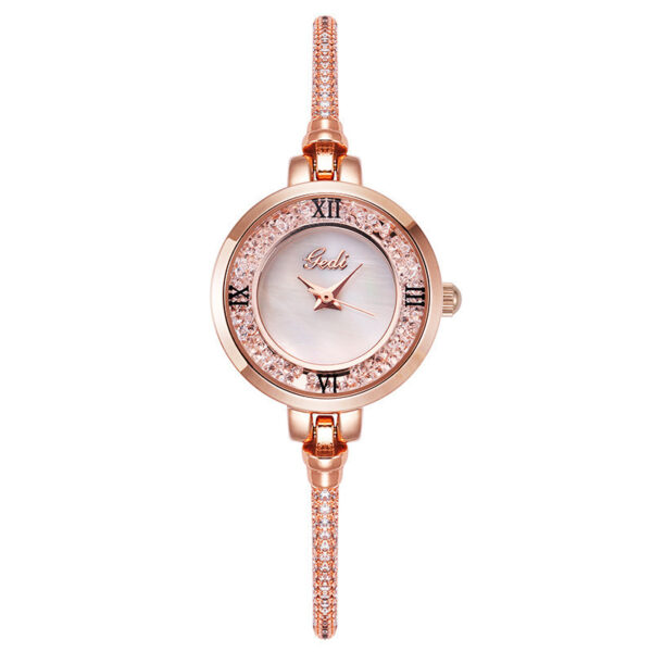 Bracelet Watch Simple Temperament Round Diamond Ladies watch - Image 2